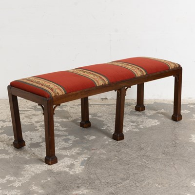 Lot 88 - Georgian Style Upholstered Window Bench