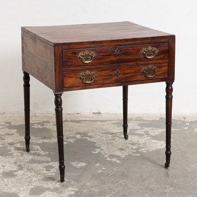 Lot 93 - Regency Inlaid Mahogany Dressing Table