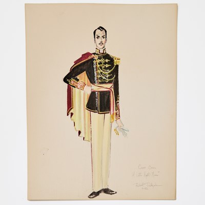 Lot 224 - Four original costume designs for Sondheim's A Little Night Music