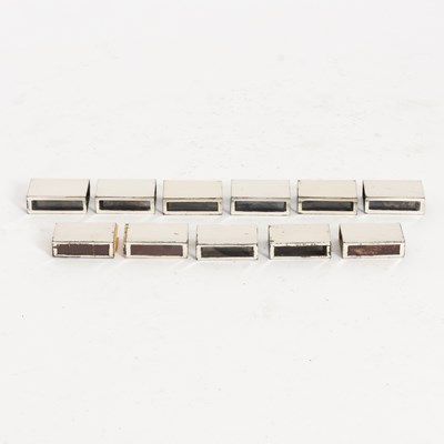 Lot 115 - Set of Eleven Sterling Silver Matchbox Covers