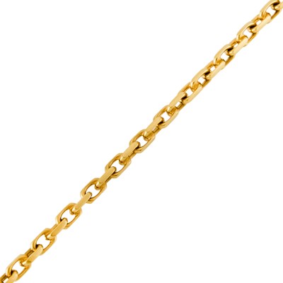 Lot 1171 - Gold Chain Bracelet