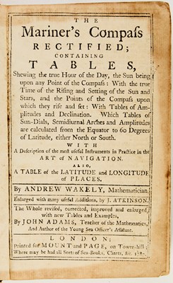 Lot 50 - A popular 18th century mathematics work, with a volvelle
