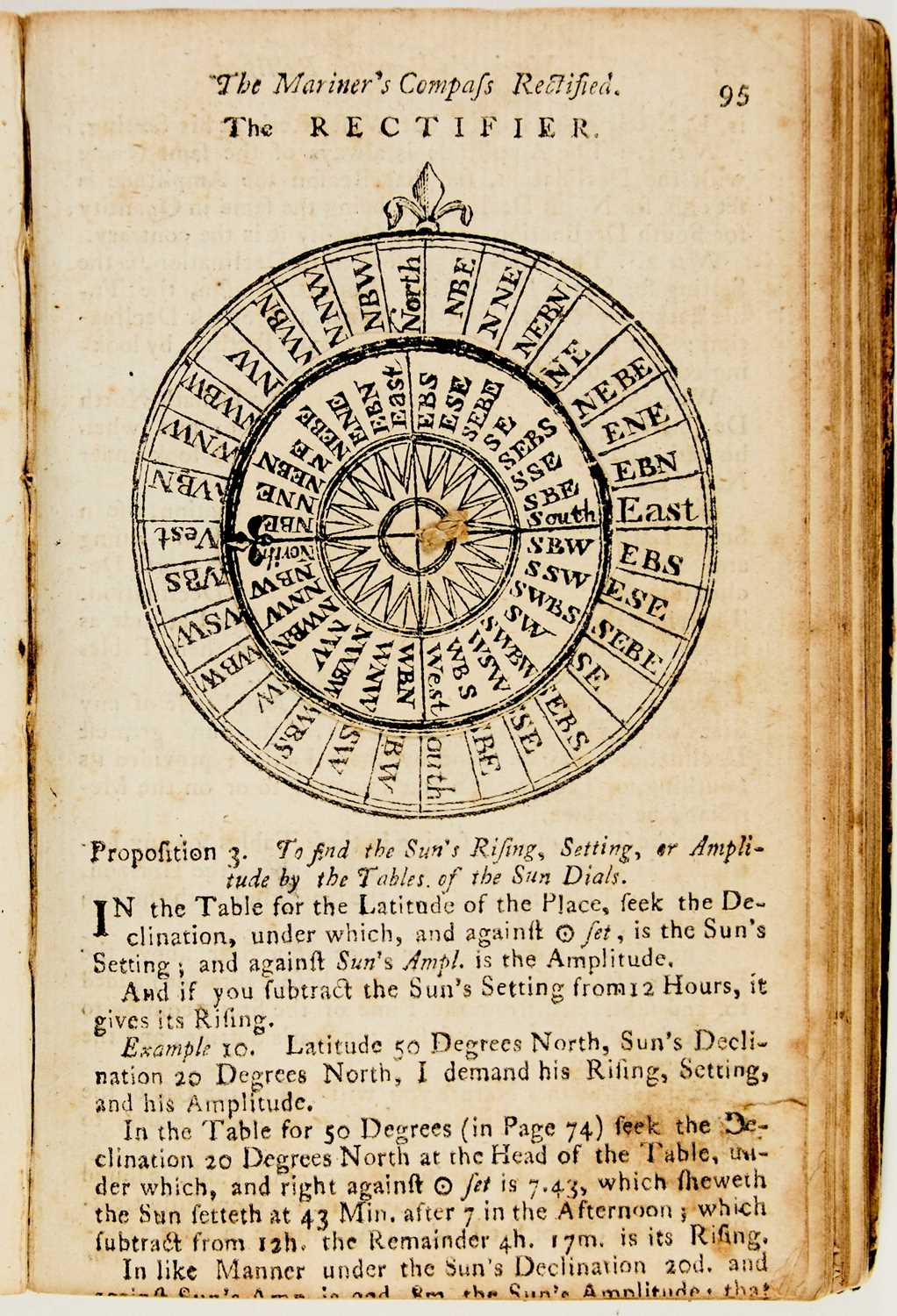 Lot 50 - A popular 18th century mathematics work, with a volvelle