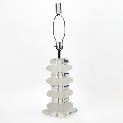 Lot 738 - Mid Century Modern Style Acrylic Table Lamp