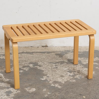 Lot 128 - Danish Modern Blonde Wood Low Table