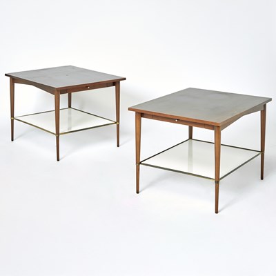 Lot 195 - Pair of Paul McCobb Connoisseur Collection Walnut Side Tables