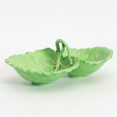Lot 136 - Dodie Thayer Lettuce Ware Dual Compartment Bowl