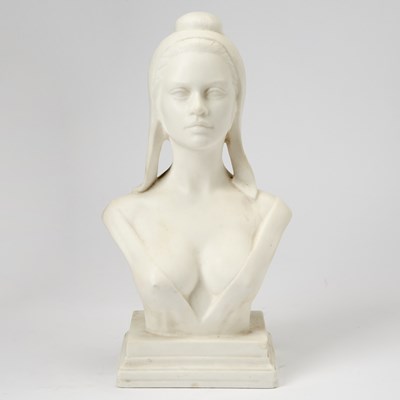 Lot Brigitte Bardot as Marianne bust by Alain Aslan