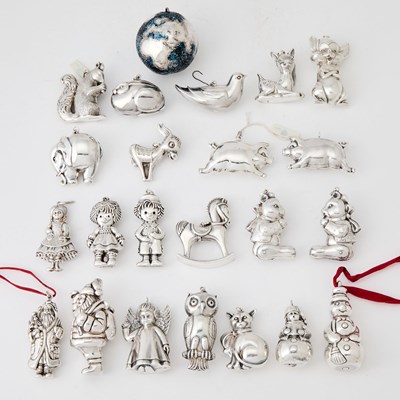 Lot 131 - Group of Sterling Silver Christmas Ornaments