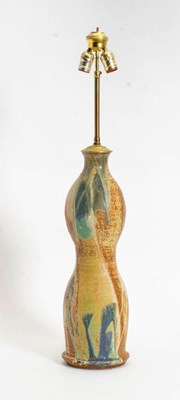 Lot 141 - Mid Century Modern Glazed Painted Ceramic Table Lamp