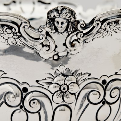 Lot 115 - Victorian Sterling Silver Footed Rose Bowl