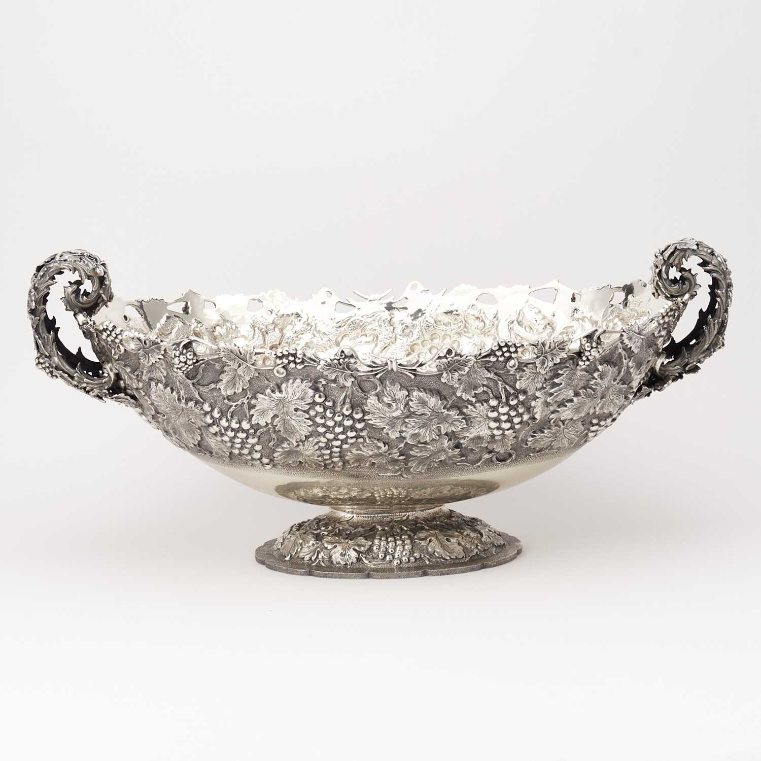 Lot 192 - Italian Silver Large Centerpiece Bowl