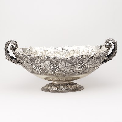 Lot 192 - Italian Silver Large Centerpiece Bowl