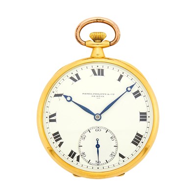 Lot 1040 - Patek Philippe Gold Open Face Pocket Watch