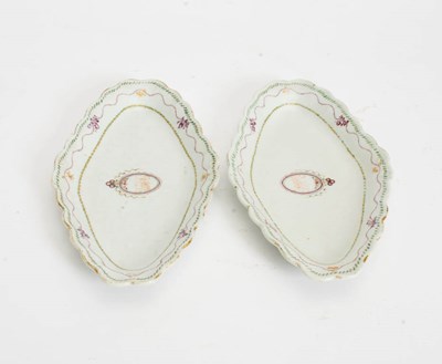 Lot 185 - Pair of Oval Porcelain Dishes