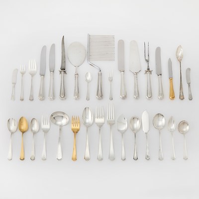 Lot 268 - Gorham Sterling Silver “Fairfax” Pattern Part Flatware Service