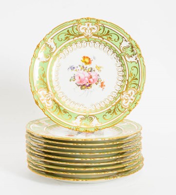 Lot 201 - Set of Ten Royal Crown Derby Porcelain Plates