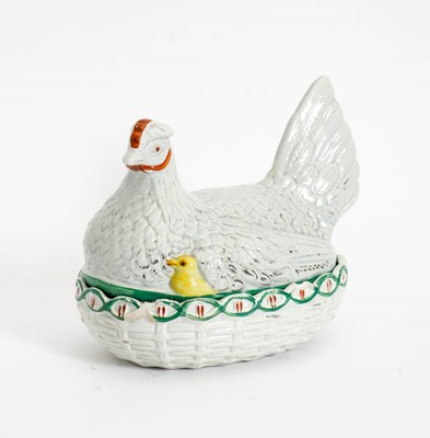 Lot 210 - Ceramic Chicken Form Lidded Bowl
