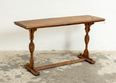 Lot 234 - Rustic Wood Console