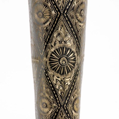 Lot 47 - Etched Metal Table Lamp