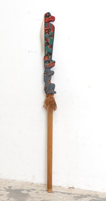 Lot 215 - Decorative Quality Native American Walking Stick