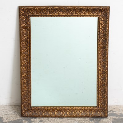 Lot 253 - Rectangular Carved Composition Mirror