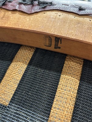 Lot 204 - Hans Wegner Oak "Papa Bear" Lounge Chair and Associated Ottoman