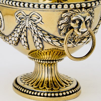 Lot 83 - Pair of George III Sterling Silver Gilt Sauce Tureens