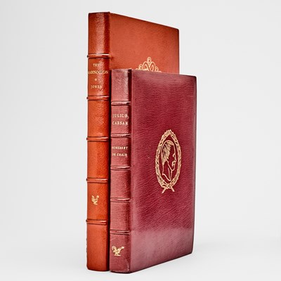 Lot 421 - Two works from the Golden Cockerel Press in the special bindings of issue