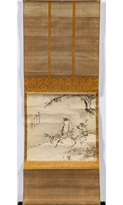 Lot 592 - A Chinese Painting, Attributed to Pu Ru