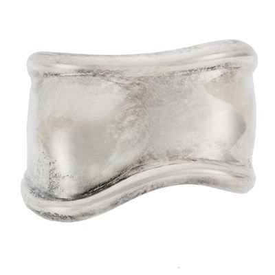 Lot 1282 - Tiffany & Co., Elsa Peretti Silver 'Bone' Cuff Bracelet