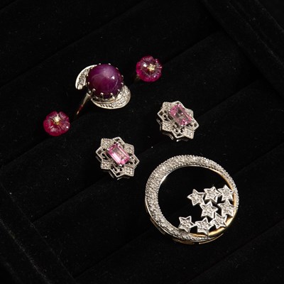 Lot 178 - Group of 14KT Gold, and Gem-Set Jewelry