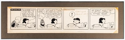 Lot 376 - Schulz draws Lucy and Schroeder