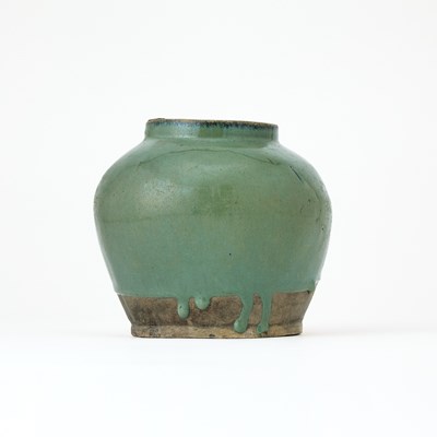 Lot 201 - A Chinese Jun Glazed Stoneware Jar