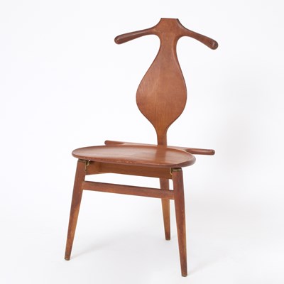 Lot Hans Wegner for Johannes Hansen Oak "JH250 Valet" Chair
