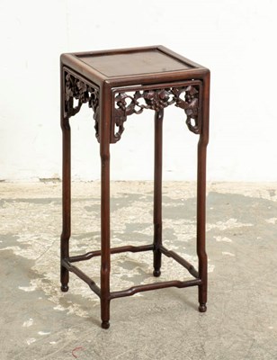 Lot 254 - Asian Style Hardwood Plant Stand