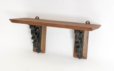 Lot 255 - Oak Wall Shelf