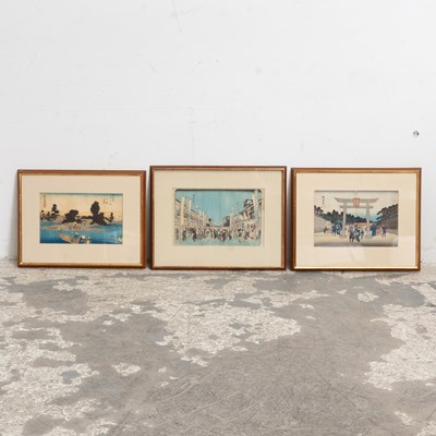 Lot 271 - Three Japanese Woodblocks