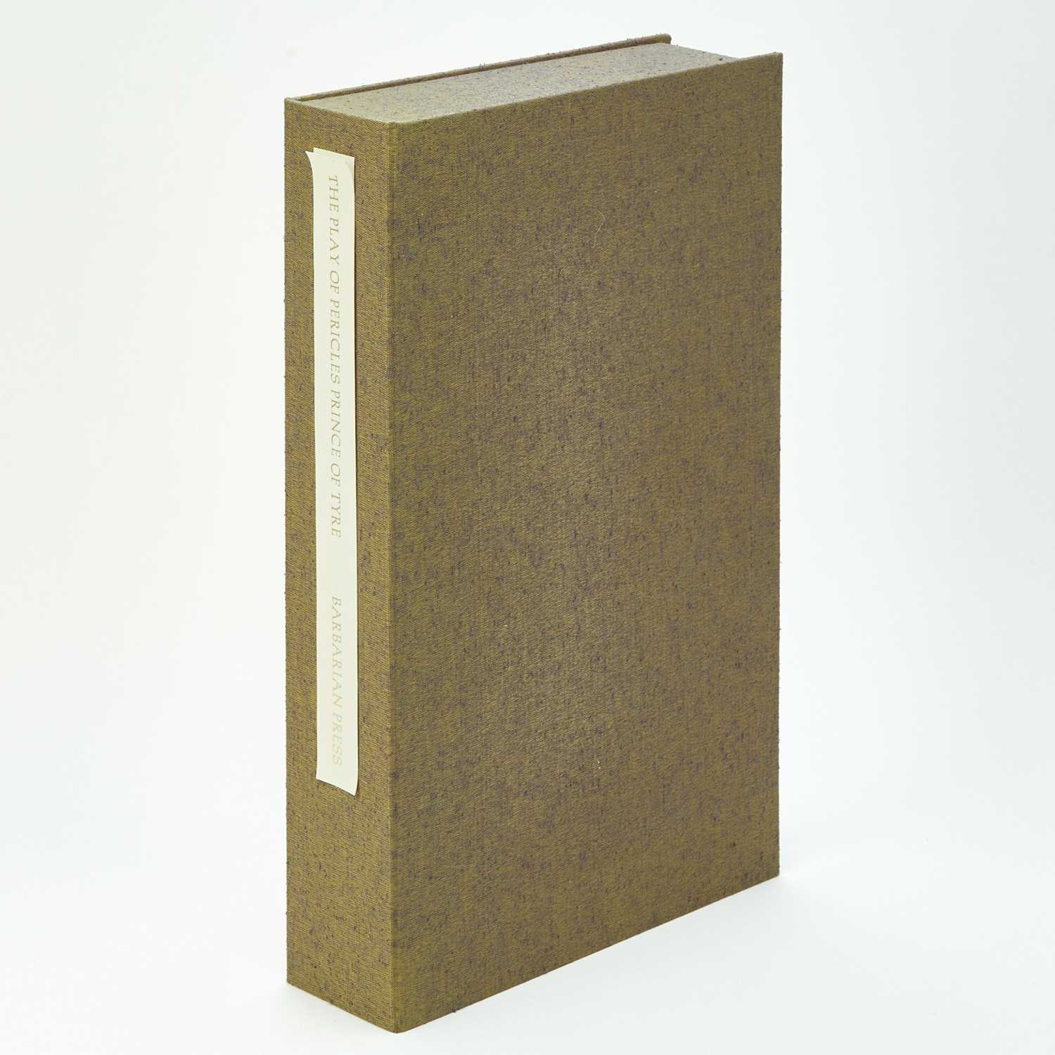 Lot 410 - The Barbarian Press Pericles, one of twelve special copies