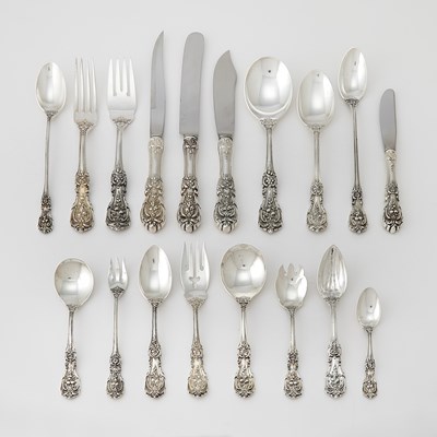 Lot 322 - Extensive Reed & Barton Sterling Silver "Francis I" Pattern Flatware Service