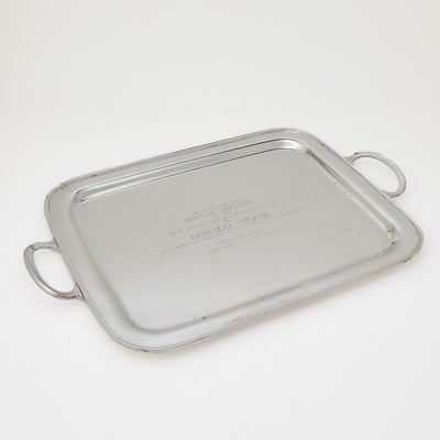 Lot 348 - Tiffany & Co. Sterling Silver Two-Handled Tray