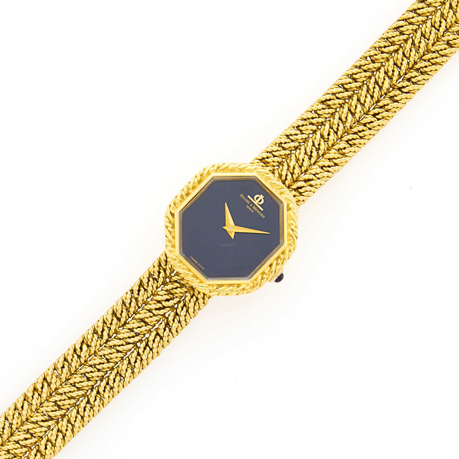 Lot 1017 - Baume & Mercier Gold Wristwatch