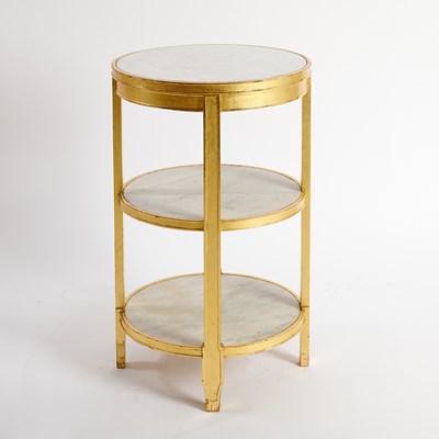 Lot 159 - Jean-Michel Frank Style Giltwood and Marble Side Table