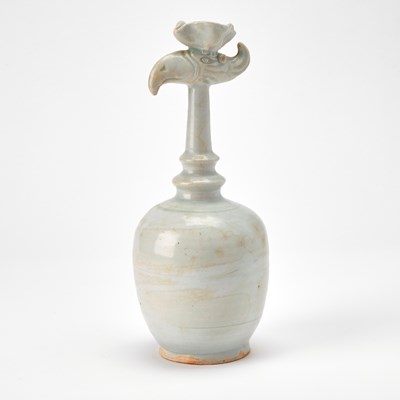 Lot 82 - A Chinese Qingbai Phoenix-Head Ewer