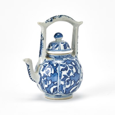 Lot 146 - A Chinese Blue and White Porcelain Miniature Teapot