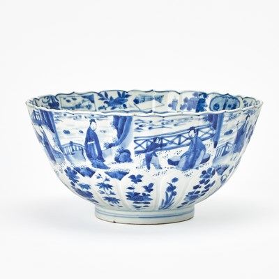 Lot 107 - A Chinese Blue and White Porcelain Bowl