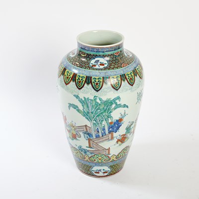 Lot 184 - A Large Chinese Doucai Porcelain Vase