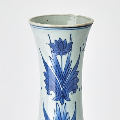 Lot 98 - A Pair of Chinese Blue and White Porcelain Vases