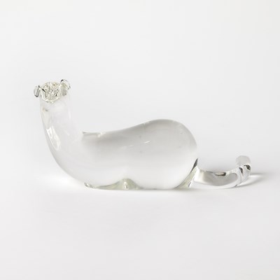Lot 303 - Steuben Glass Figure of a Mink