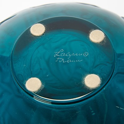 Lot 532 - Lalique Molded Glass "Nymphale" Vase